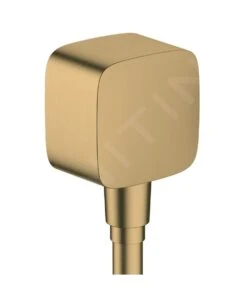 Hansgrohe Fixfit - Wandaansluitbocht Met Terugslagklep, Geborsteld Brons 26457140