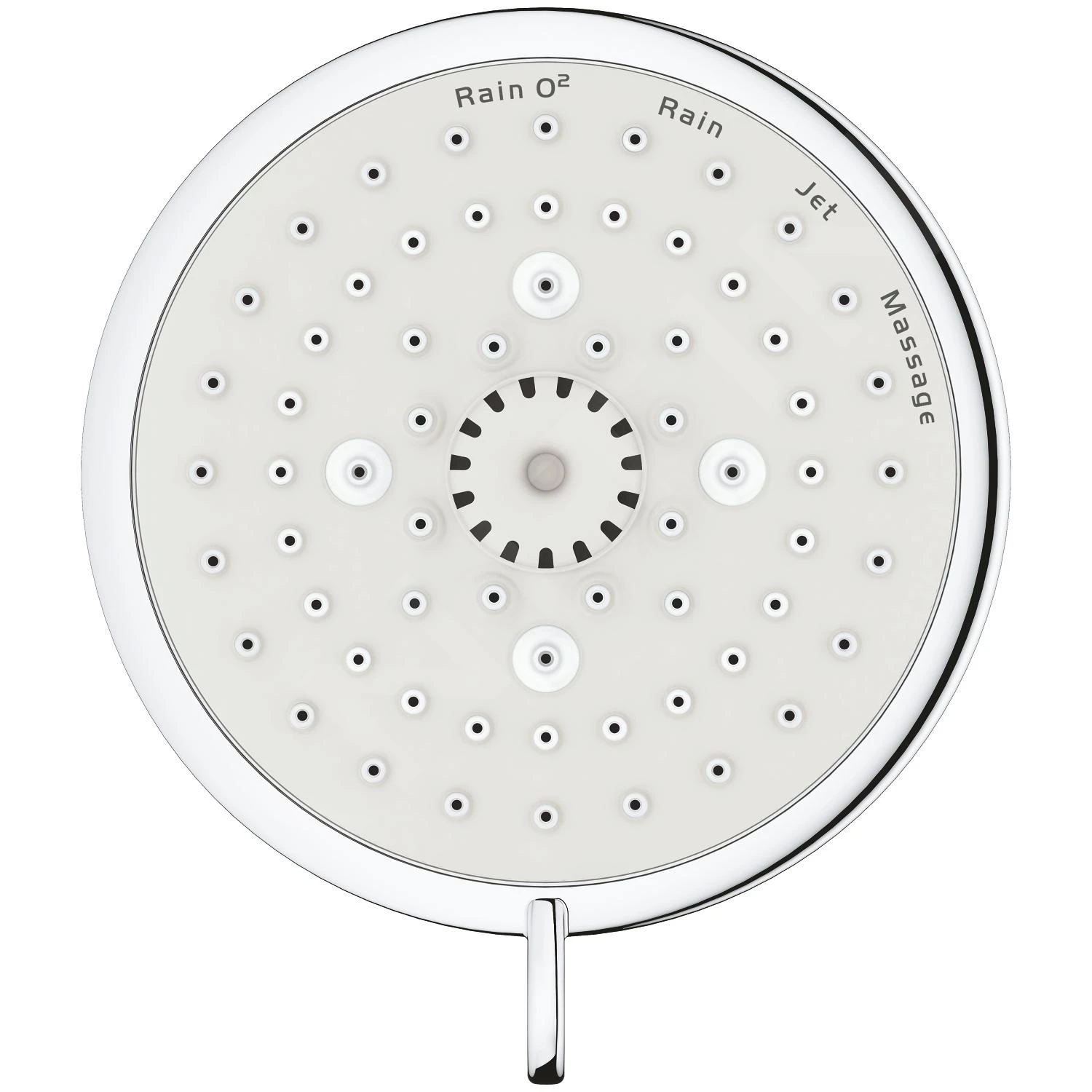 Grohe Tempesta Rustic - Hoofddouche 4jet, Chroom 27610001 - Afbeelding 3