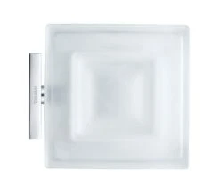 Duravit Karree - Zeepschaal Wandmontage, Chroom/matglas 0099521000