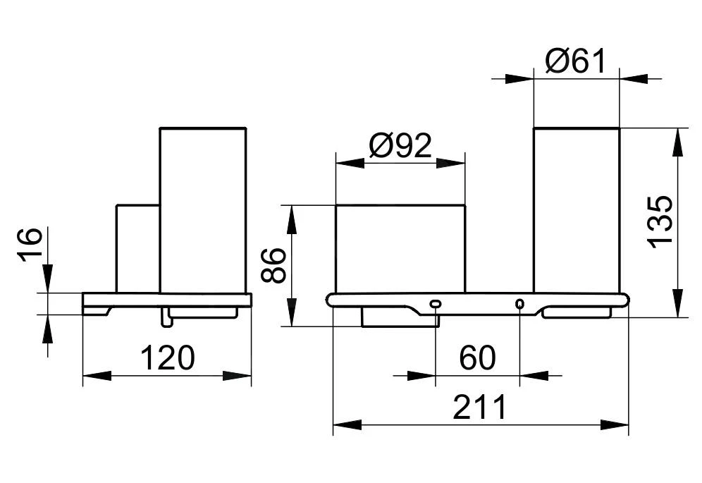 Keuco Edition 400 - Zeepdispenser En Beker Met Houder, Glas/chroom 11553019000 - Afbeelding 2