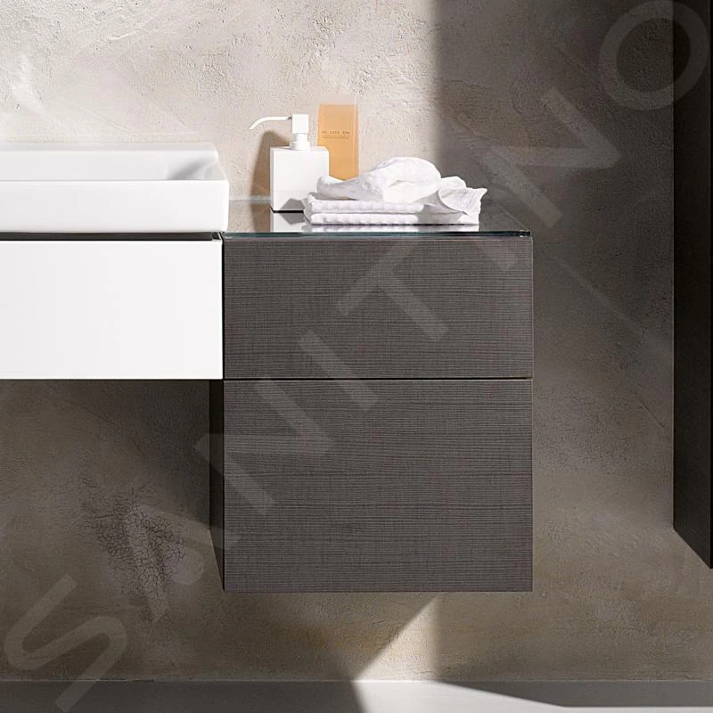 Geberit Xeno 2 - Onderbouw Zijkast Met Laden 450x510 Mm, Grijs 500.504.43.1 - Afbeelding 3