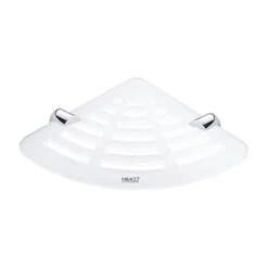 Nimco Bormo - Hoekplank Met Gefreesde Gaten, Mat Plexiglas/chroom BR X211-26