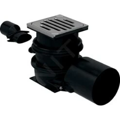 Geberit Varino - Vloerput Horizontaal, D 110 Mm/d1 50 Mm 388.021.00.1