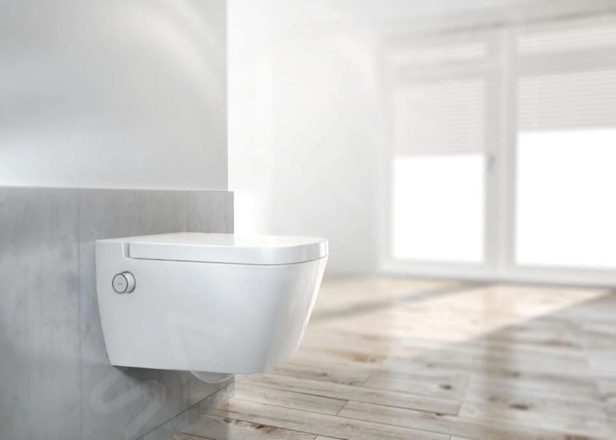 Ideal Standard ProSys - Toiletset- Inbouwreservoir, Douche-WC, WC-zitting TECEone, Oleas M1 Bedieningsplaat, Rimless, SoftClose, Wit ProSys80M SP130 - Afbeelding 11