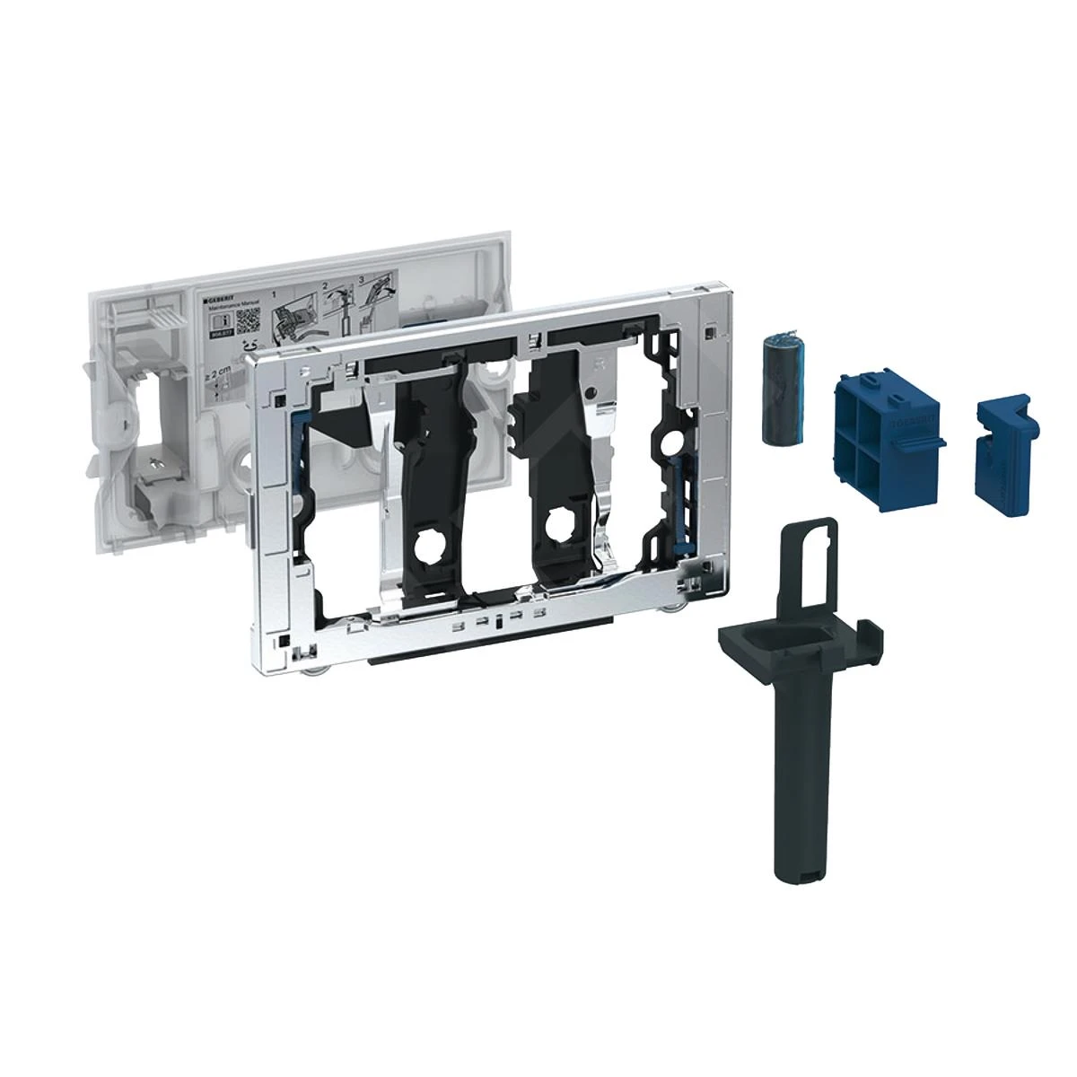 Geberit Toebehoren - Houder Voor Duofresh Stick, Glanzend Chroom 115.063.21.1