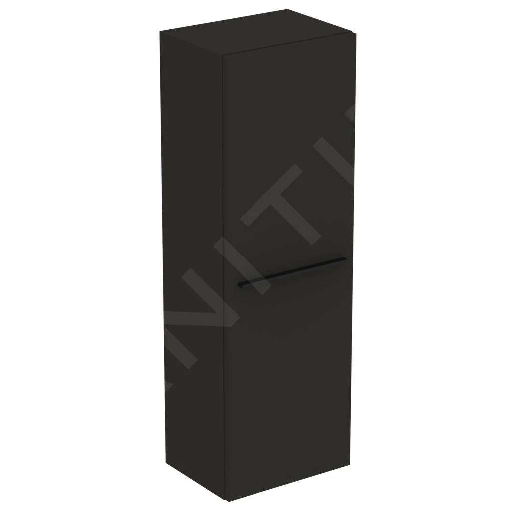 Ideal Standard I.Life A - Hoge Kast 400x300x1200 Mm, 1 Deur L/P, Mat Carbon Grijs T5261NV - Afbeelding 4