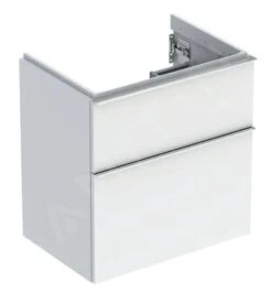 Geberit ICon - Wastafelonderkast 592x615x416 Mm, 2 Laden, Glanzend Wit 502.307.01.2