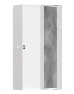 Hansgrohe XtraStoris Rock - Inbouwnis, Met Deur, 300x150x100 Mm, Mat Wit 56082700