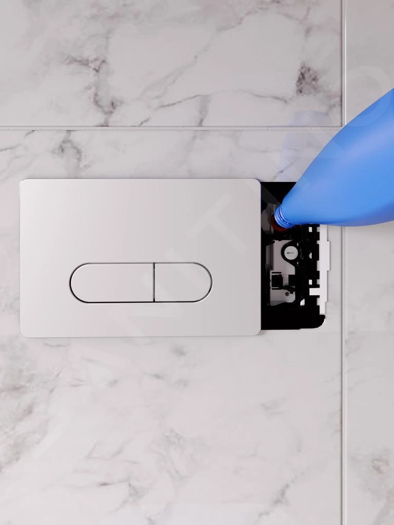 Ideal Standard ProSys - Toiletset- Inbouwreservoir, Douche-WC, WC-zitting TECEone, Oleas M1 Bedieningsplaat, Rimless, SoftClose, Wit ProSys80M SP130 - Afbeelding 3