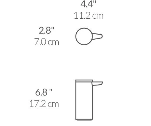 Simplehuman Badkamer Accessoires - Zeepdispenser Met Sensor, 266 Ml, Gebrosteld Rvs ST1043 - Afbeelding 2