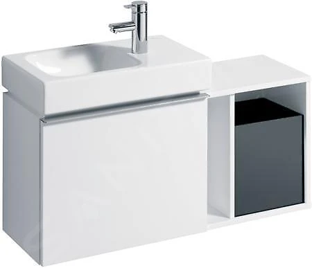 Geberit ICon Xs - Zijelement Met Opbergvak, 370x400x273 Mm, Glanzend Wit 840237000 - Afbeelding 4