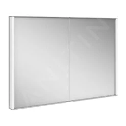 Keuco Royal Match - Spiegelkast Met LED-verlichting, Inbouw, 1000x700x149 Mm, Zilver Geanodiseerd 12813171311