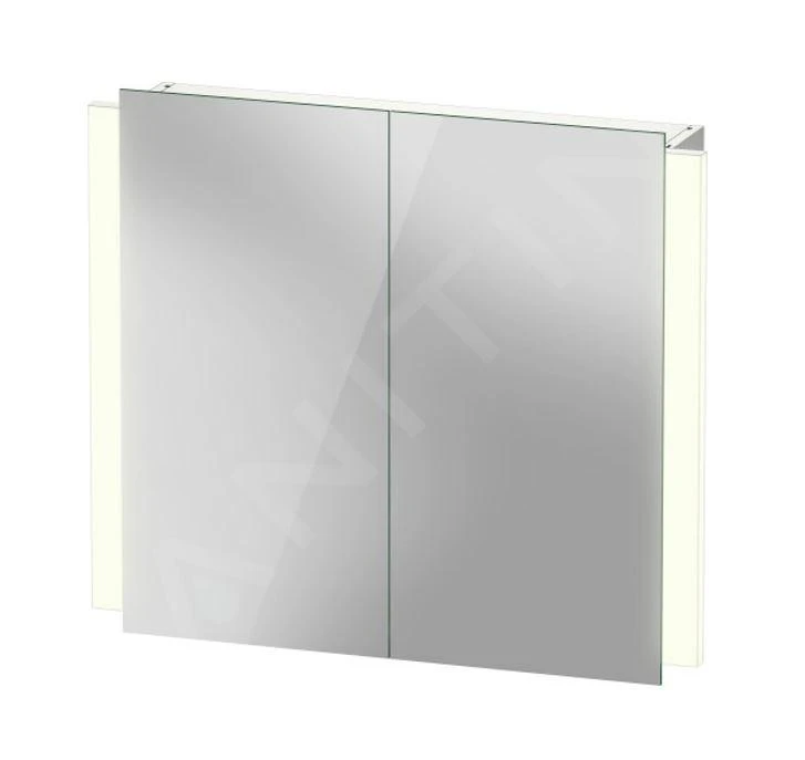 Duravit Ketho.2 - Spiegelkast Met LED Verlichting, 700x800x157 Mm, 2 Deuren K27136000001000