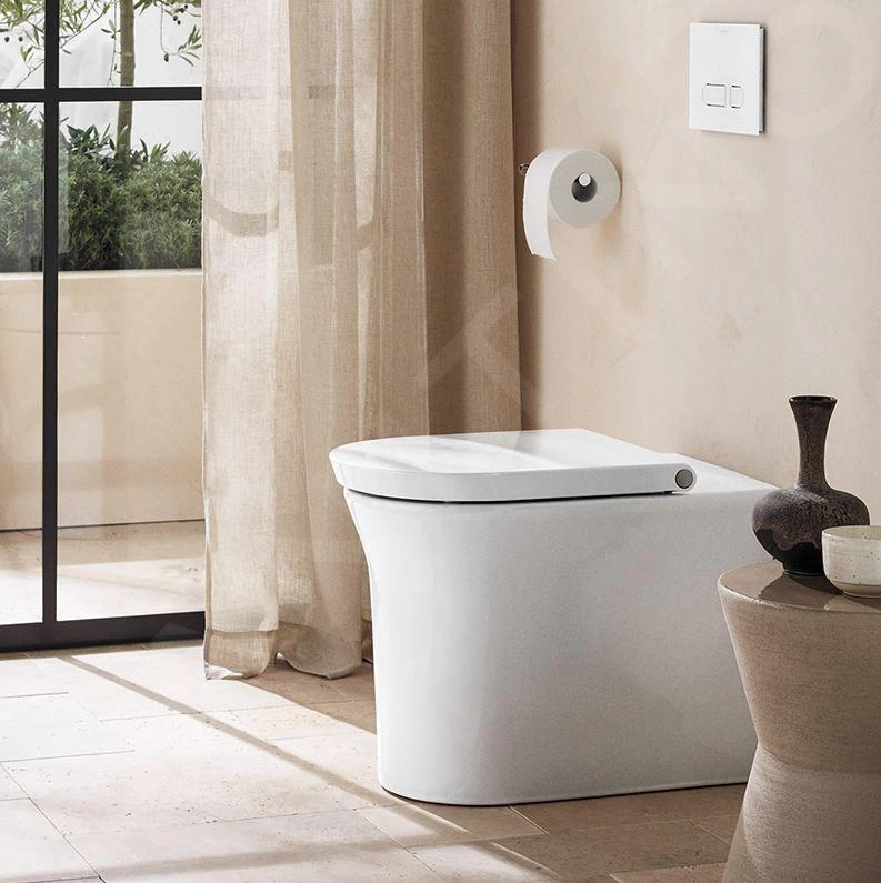 Duravit White Tulip - Staand Toilet, Afvoer Horizontaal, Rimless, Met WonderGliss, Wit 20010900001 - Afbeelding 3