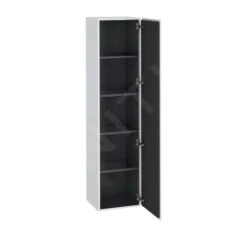 Duravit L-Cube - Hoge Kast 1760x400x363 Mm, Scharnieren Rechts, Wit Mat LC1180R1818