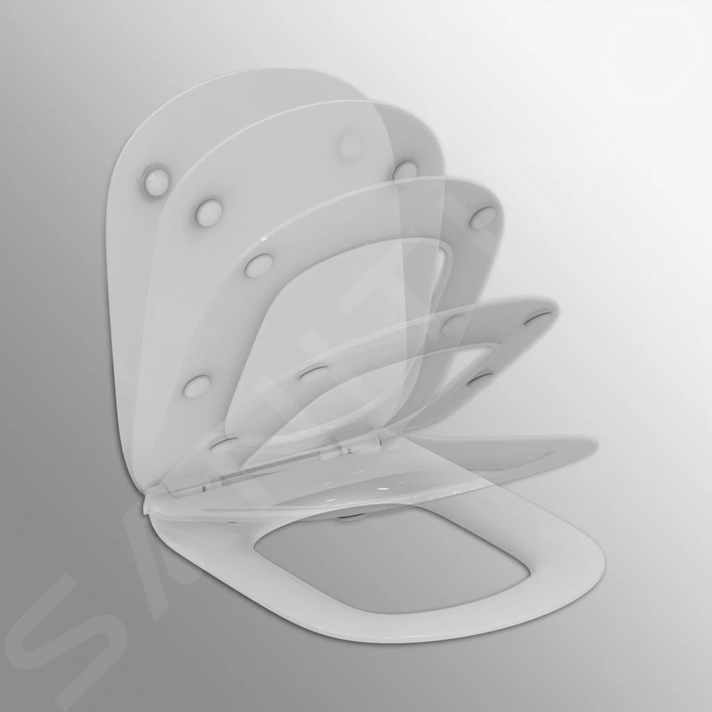 Villeroy & Boch Subway - Deksel Voor Urinoir, SoftClose, Stone White 9956S1RW - Afbeelding 2