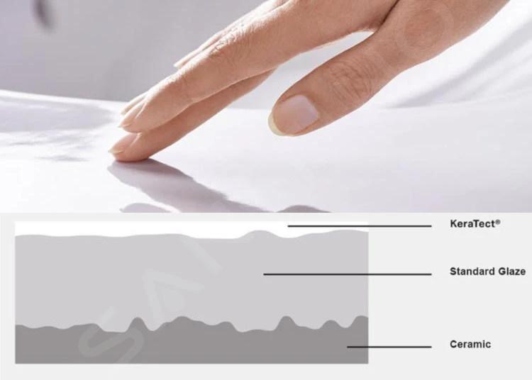 Geberit Urinoirs - Urinoir Narva, Waterloos, KeraTect, Wit 501.657.00.8 - Afbeelding 4