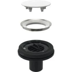 Geberit Setaplano - Afvoerset Voor Douchebakken, Zonder Sifon, Installatie In De Vloer 154.032.00.1