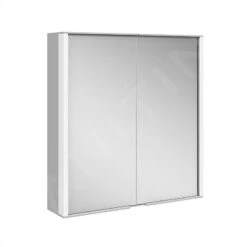 Keuco Royal Match - Spiegelkast Met LED-verlichting, 650x700x160 Mm, Zilver Geanodiseerd 12801171311