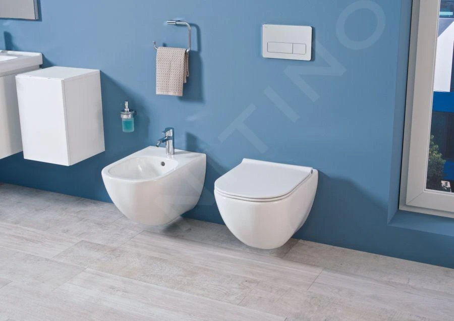 Ideal Standard ProSys - Toiletset- Inbouwreservoir, Closet, WC-zitting Mio, Oleas M2 Bedieningsplaat, Rimless, SlowClose, Antibak, Wit ProSys120M SP67 - Afbeelding 8
