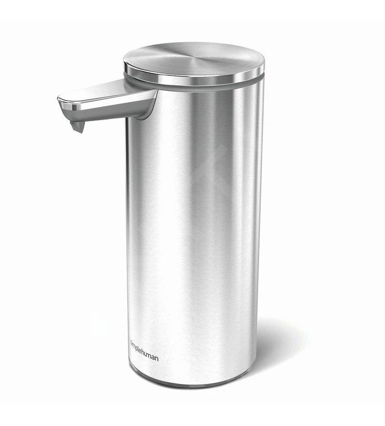 Simplehuman Badkamer Accessoires - Zeepdispenser Met Sensor, 266 Ml, Gebrosteld Rvs ST1043