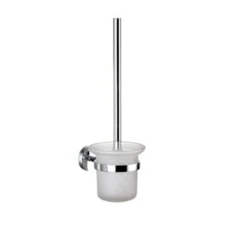 Kielle Aura - Closetborstelgarnituur, Mat Glas/chroom 40502000