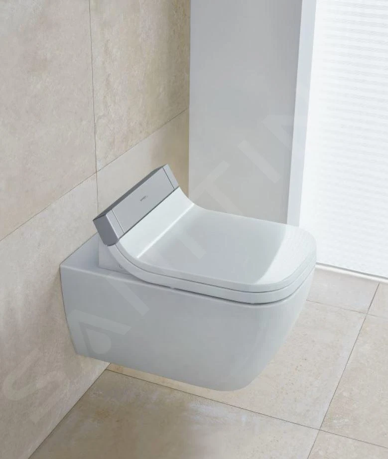 Duravit Happy D.2 - Wandtoilet Voor SensoWash Bidetbril, Rimless, Met HygieneGlaze, Alpine Wit 2550592000 - Afbeelding 3