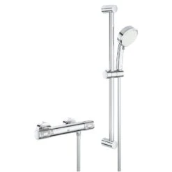 Grohe Grohtherm 1000 Performance - Douchekraan Met Thermostaat Opbouw, 2 Jets, Chroom 34783000